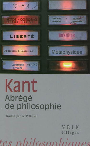 Abrégé de philosophie ou Leçons sur l'encyclopédie philosophique