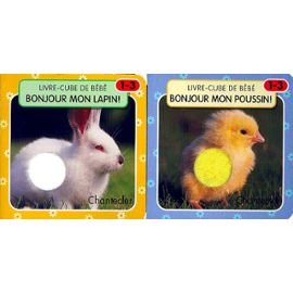 Livre cube de Bébé : Bonjour mon lapin !