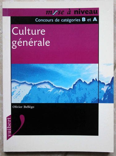 Culture générale : concours de catégorie A et B