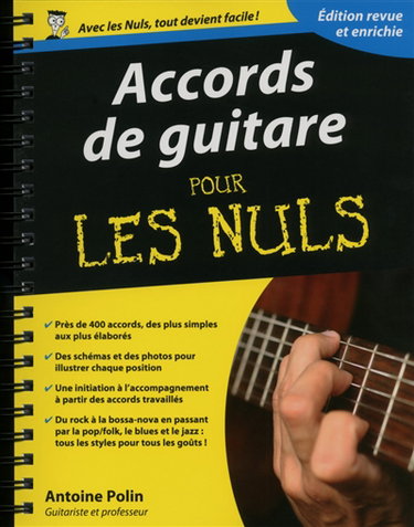 Couverture de Accords de guitare pour les nuls