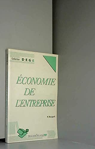 Couverture de Economie de l'entreprise