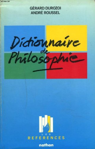 Couverture de Dictionnaire de Philosophie