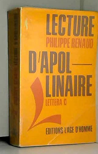 Lecture d'Apollinaire