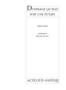 Dommage qu'elle soit une putain