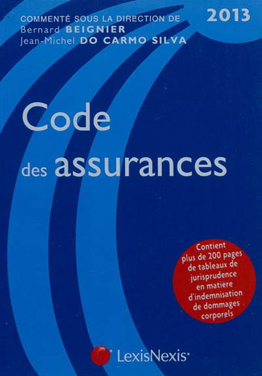 Code des assurances 2013