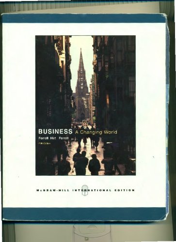 Couverture de Business: A Changing World