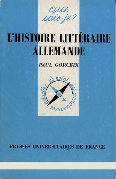 L'histoire littéraire allemande