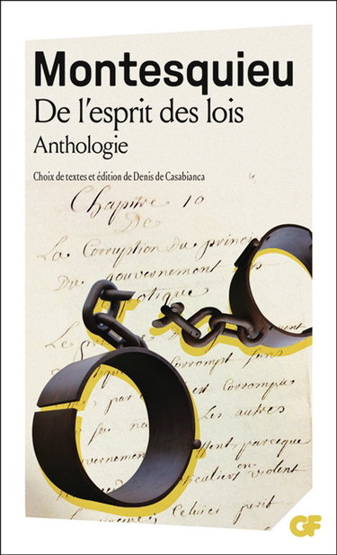 De l'esprit des lois : anthologie