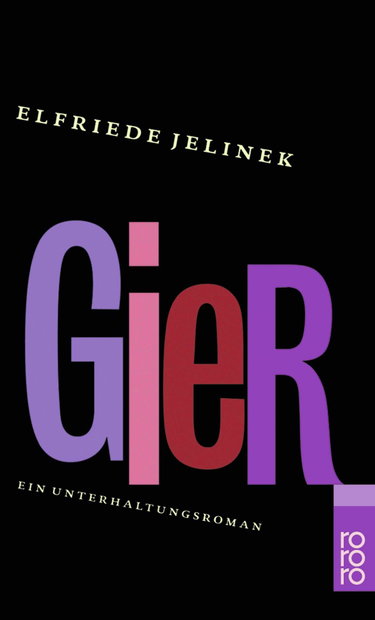 Couverture de Gier. Ein Unterhaltungsroman par Elfriede Jelinek