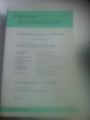 Couverture de Esquisses psychanalytiques n° 17 printemps 1992: La psychanalyse dans la médecine, la psychanalyse et le visible par Collectif