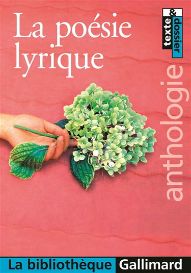 La poésie lyrique