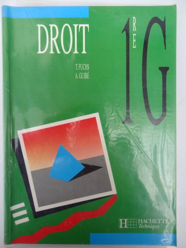 Couverture de Droit 1re G