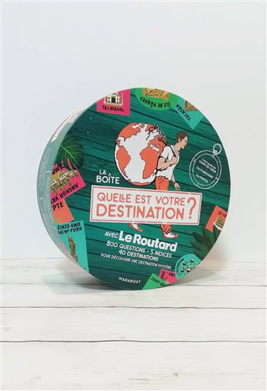 Couverture de Quelle est votre destination ? : avec Le routard : la boîte