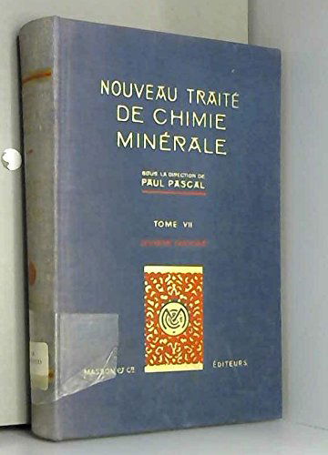 Nouveau Traite de Chimie Minerale - Tome VII (Two Volume Set - Complete)