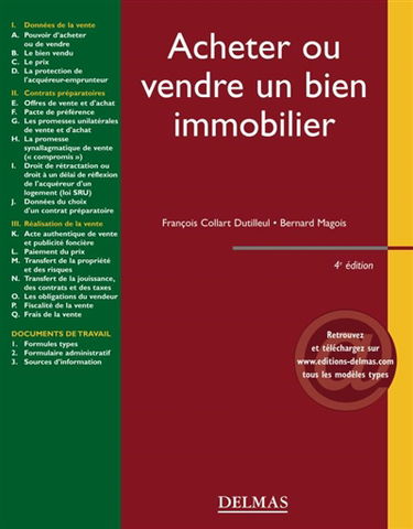 Acheter ou vendre un bien immobilier