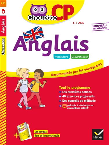 Anglais CP, 6-7 ans : nouveau programme