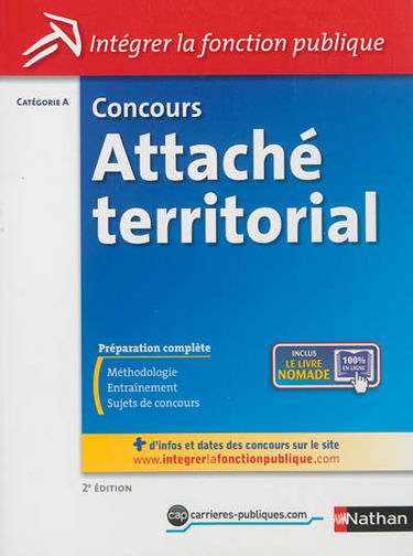 Concours attaché territorial : catégorie A