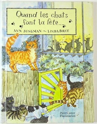 Couverture de Quand les chats font la fête par Ann Jungman