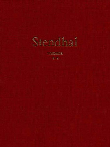 Stendhal : romans. Vol. 2