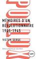 Couverture de Mémoires d'un révolutionnaire : 1905-1945 par Victor Serge