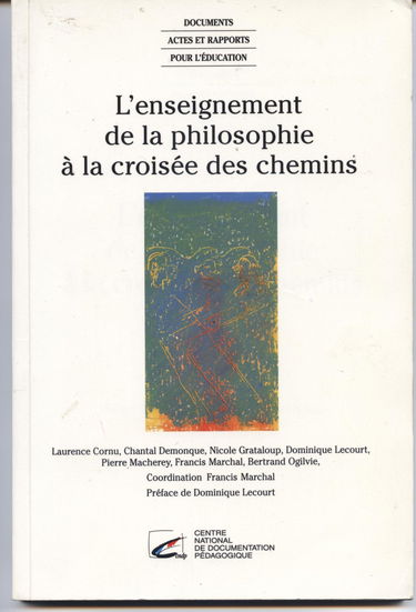 L'enseignement de la philosophie à la croisée des chemins
