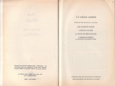 Les Habits noirs. Vol. 1