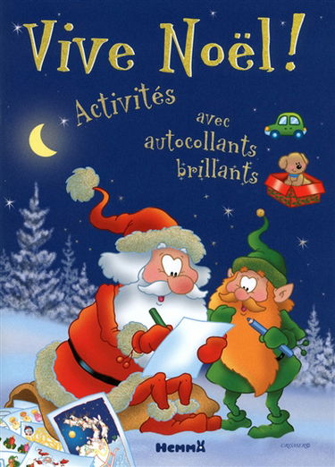 Vive Noël ! : activités avec autocollants brillants