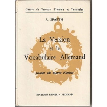 La Version et le vocabulaire allemand