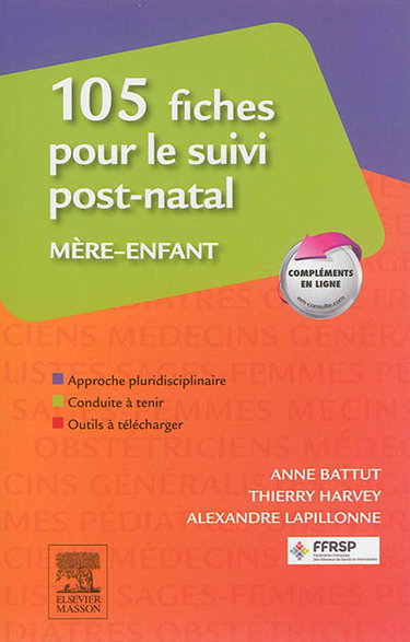 Couverture de 105 fiches pour le suivi post-natal mère-enfant
