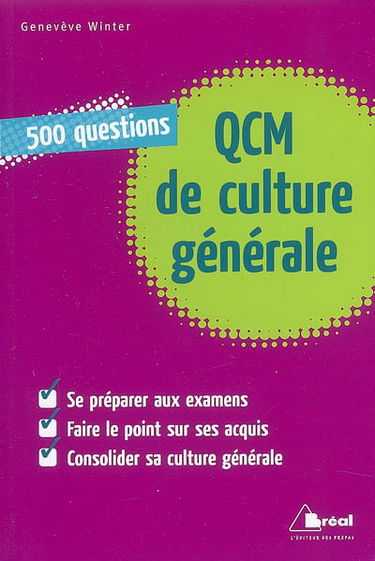 QCM de culture générale : 500 questions