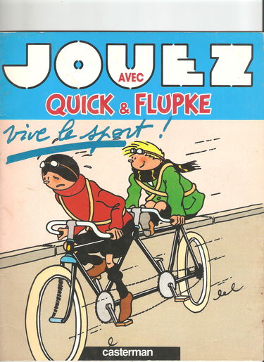 Jouez avec Quick et Flupke : vive le sport