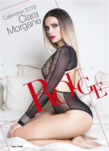 Clara Morgane, rouge : calendrier 2018
