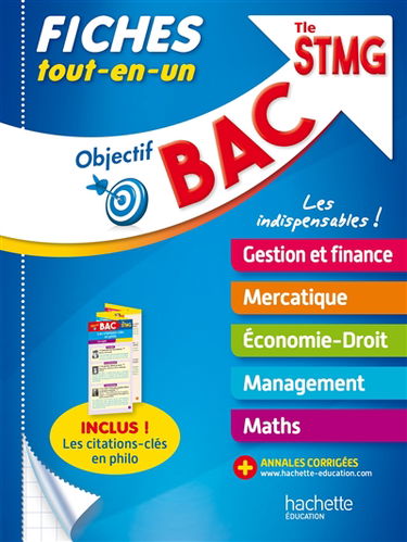 Tout-en-un terminale STMG : fiches