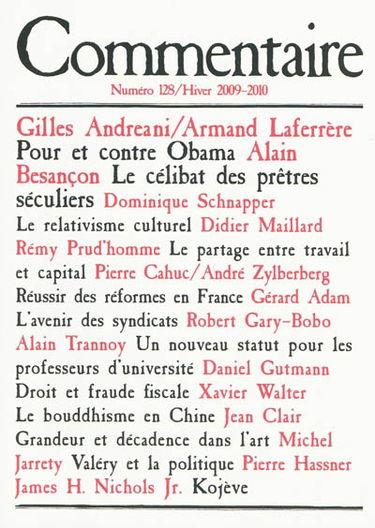 Commentaire, n° 128