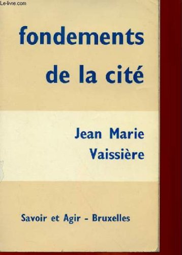 Couverture de FONDEMENTS DE LA CITE