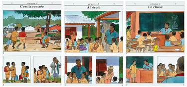 Le Flamboyant, Matériel collectif, 15 panneaux de langage 2e année, Togo