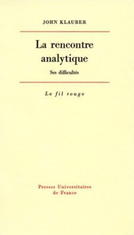La Rencontre analytique : ses difficultés