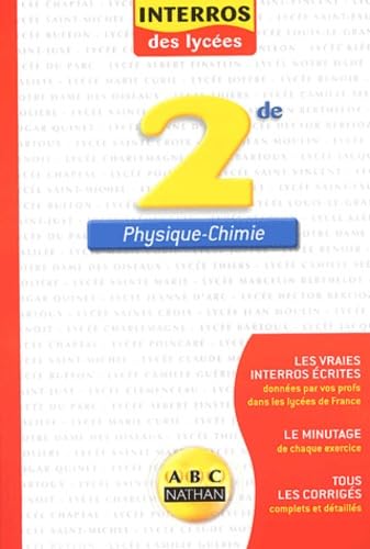 Les interros du lycée : Physique - Chimie 2nde