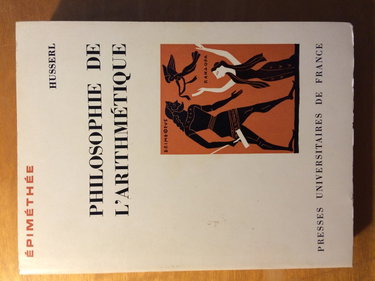 Couverture de Philosophie de l'arithmétique (recherches psychologiques et logiques)