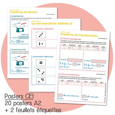 Haut les maths ! CE1 : posters