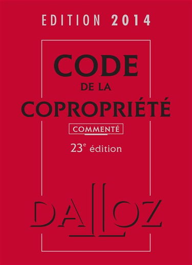 Code de la copropriété 2014