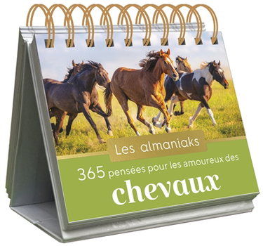 Couverture de 365 pensées pour les amoureux des chevaux : 2022 par Danièle Boone