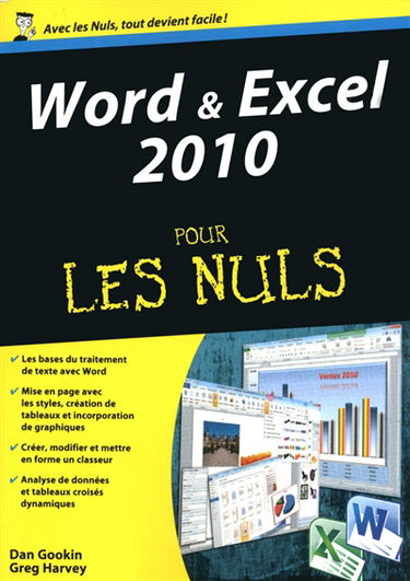 Word et Excel 2010 pour les nuls