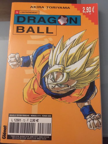 Couverture de dragon ball - l'entrainement n°72