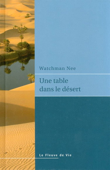 Couverture de Une table dans le désert