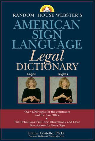 Random House Webster's American Sign Language Dictionary