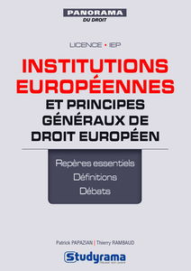 Institutions européennes et principes généraux de droit européen : repères essentiels, définitions, débats