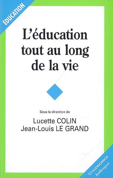 Couverture de L'éducation tout au long de la vie