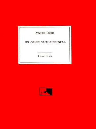 Couverture de Un Génie sans piédestal : et autres écrits sur Picasso par Michel Leiris