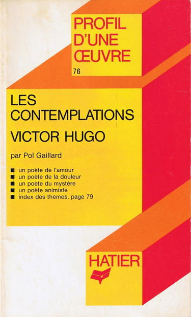 Profil d'Une Oeuvre: Hugo: Les Contemplations